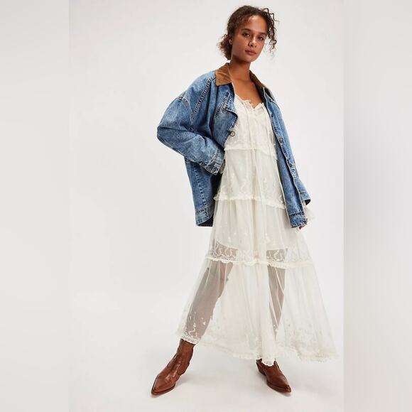 Free People Stevie Maxi Dress Size Medium - Picture 4 of 11